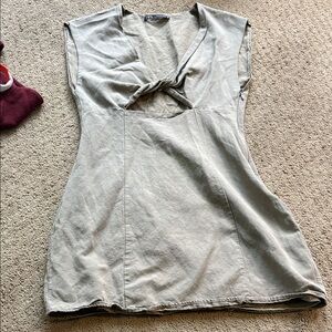 Zara Light Gray Women's Blouse